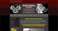 Desktop Screenshot of mullerengines.com